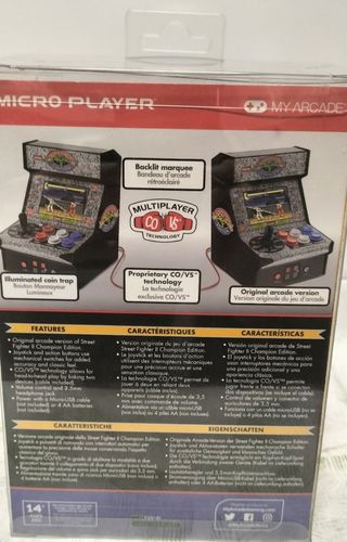 Mini Arcade Capcom Street Fighter II