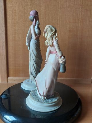 2 Statue Capodimonte Balcari 28cm