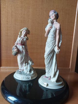 2 Statue Capodimonte Balcari 28cm