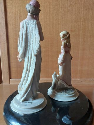 2 Statue Capodimonte Balcari 28cm