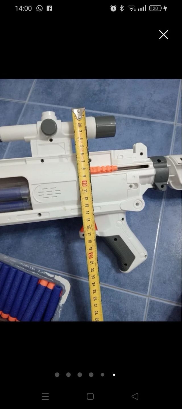 Pistola Star Wars Nerf: con luz y balas