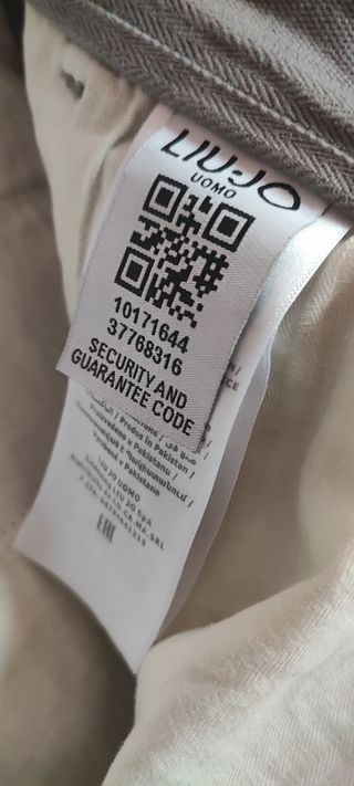 Pantaloni Liu Jo Uomo Grigio Tg 50