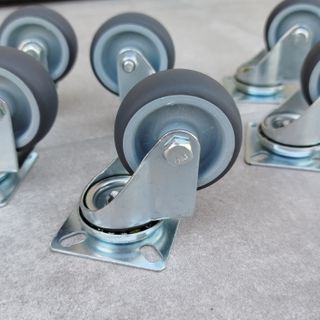 Lote 6 ruedas giratorias para muebles