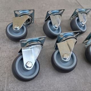 Lote 6 ruedas giratorias para muebles