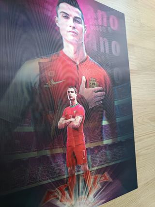 Póster 3D Cristiano Ronaldo 40x30cm