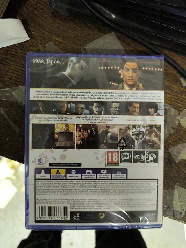 Yakuza 0 PS4 (PlayStation 4) Hits Nuevo