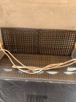 Columpio Ratan Marrón