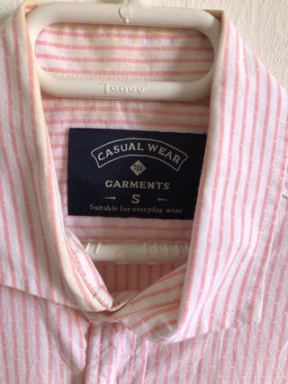 Camisa Casual Wear rayas rosa - Talla S