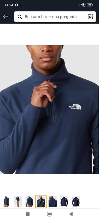 Forro Polar The North Face azul