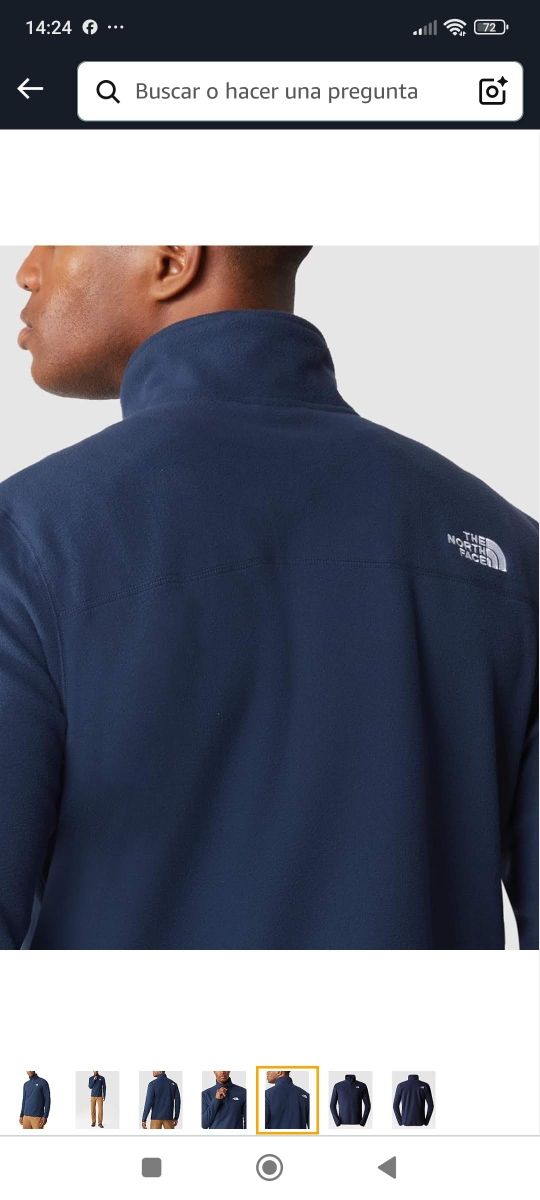 Forro Polar The North Face azul