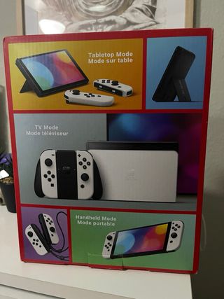 Nintendo Switch blanca con Juegos