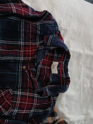 Lote 4 Camisas Cuadros - Rojo, Azul, etc