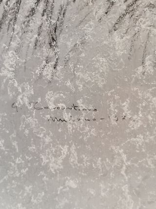 Quadro vintage madre bambino