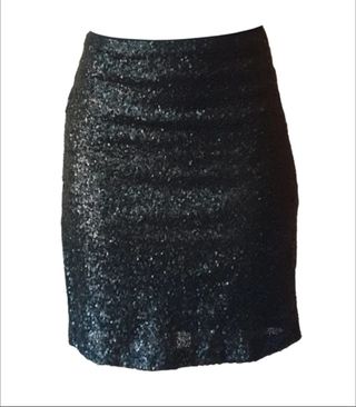 Falda Lentejuelas Ajustada Stradivarius