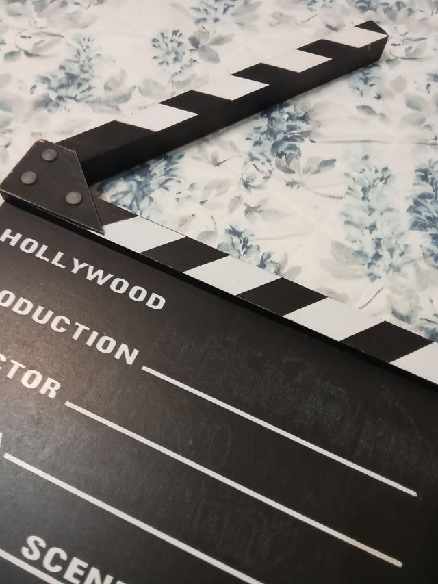 Claqueta de cine vintage