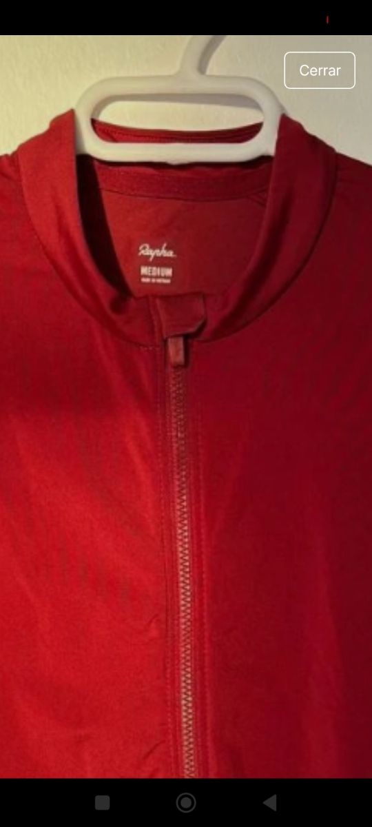 Maillot ciclismo Rapha rojo