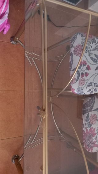 Comedor dorado 6 sillas