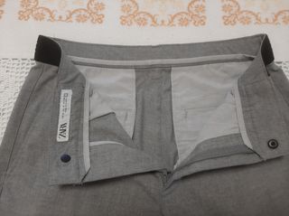 Pantalon ZARA Hombre Gris