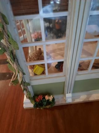 Casa invernadero miniatura