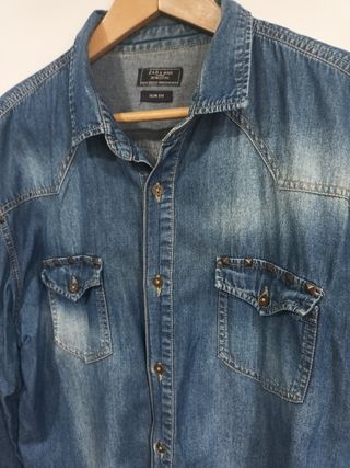 Camisa vaquera Zara Man - Slim Fit
