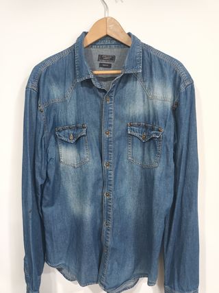 Camisa vaquera Zara Man - Slim Fit