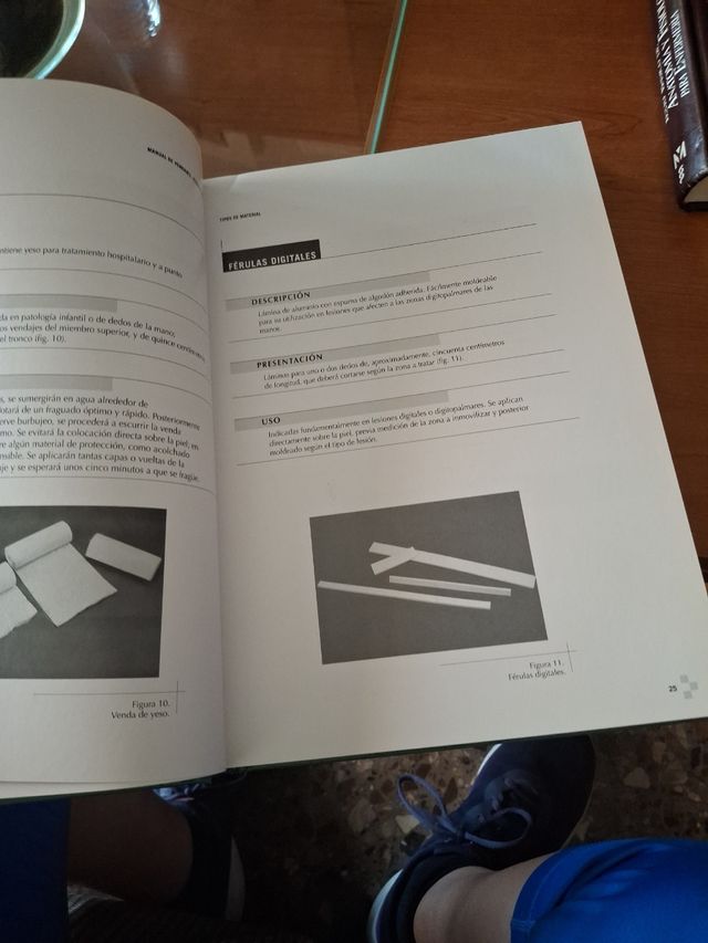 Manual de Vendajes, Yesos y Ferulas: Vendajes f...