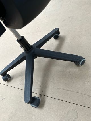 Silla escritorio azul - Tela usada