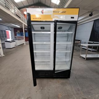 nevera de bebidas 2 puertas