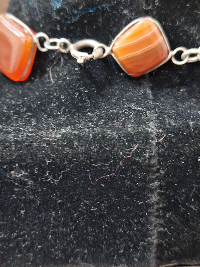 Collana Agata Corniola vintage