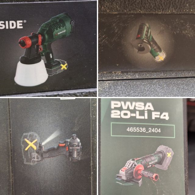 Maletines PARKSIDE diferentes