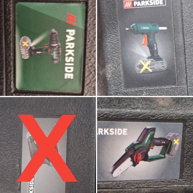 Maletines PARKSIDE diferentes