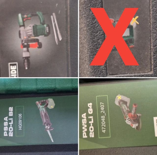 Maletines PARKSIDE diferentes