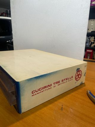 MOBILETTO CUCIRINI TRE STELLE VINTAGE CASSETTIERA