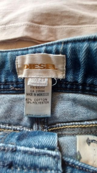 Top H&M + Falda vaquera Diesel (talla 4)
