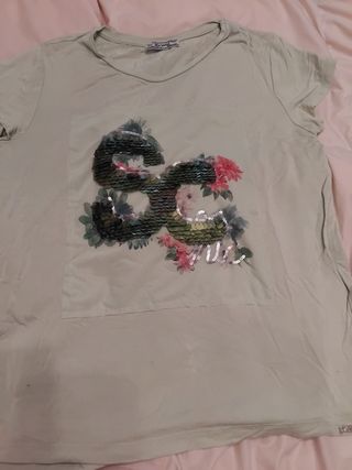 2 Camisetas Adidas - Rosa y Verde de mayoral