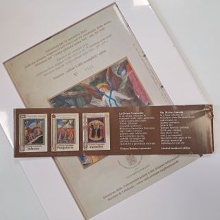 Carte telefoniche Vaticane 2021 – Dante Purgatorio