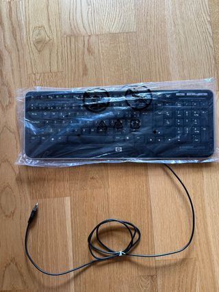 Teclado HP USB - Negro