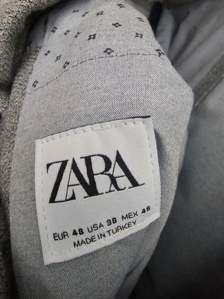 Americana Zara Gris - Talla M