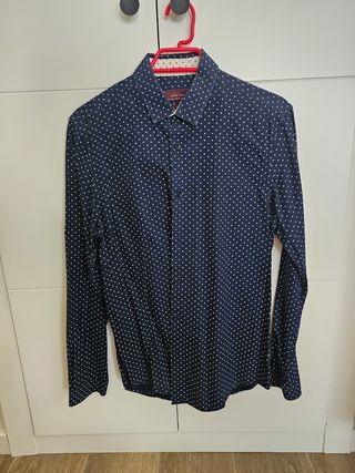 Camisa Zara azul - talla 40