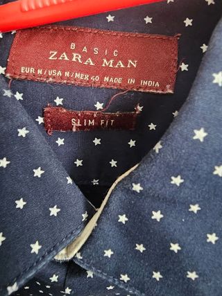 Camisa Zara azul - talla 40