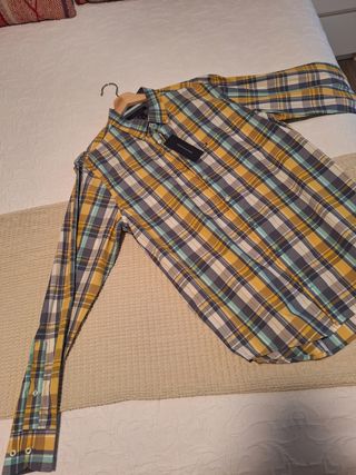Camisa Tommy Hilfiger cuadros talla L nueva
