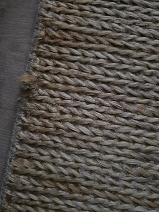 Alfombra yute algodón beige