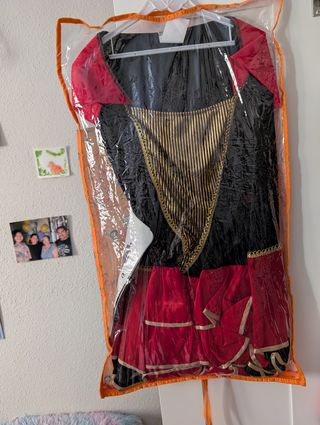 Disfraz Vampiresa Rojo-Negro