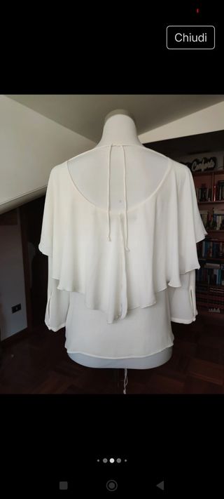 Blusa Zara bianca tg.S