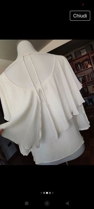 Blusa Zara bianca tg.S