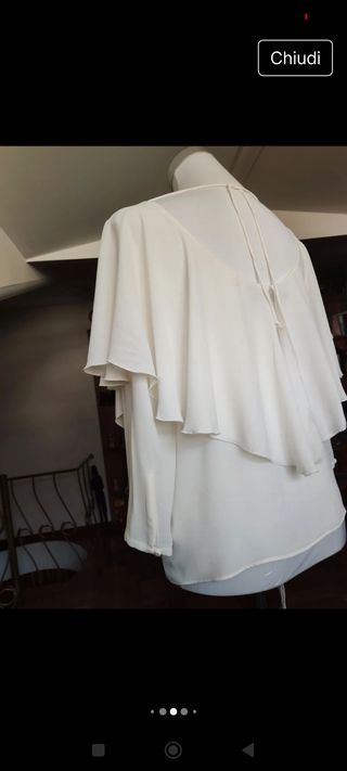Blusa Zara bianca tg.S