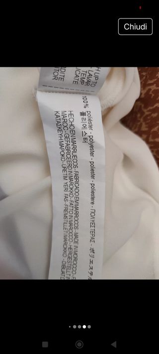 Blusa Zara bianca tg.S