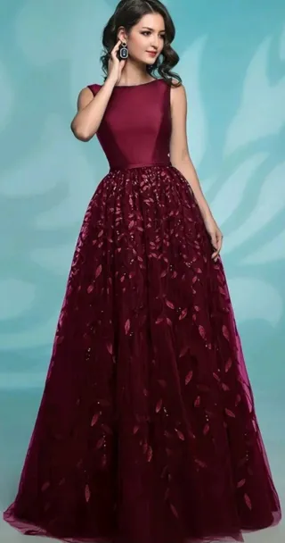 Vestido ceremonia rojo