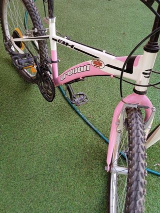 Bicicleta BH Oregón rosa-blanca