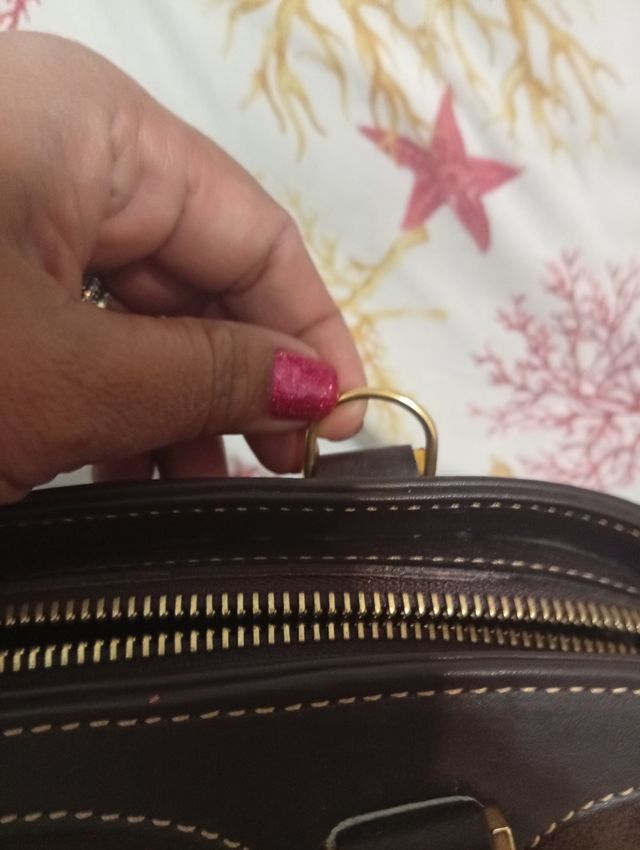 Borsa BUTI in suede marrone